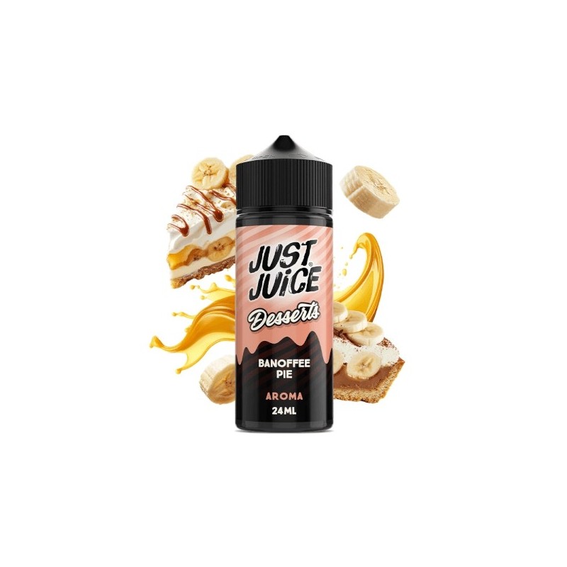 Longfill Desserts By Just Juice 24/120ml - Banoffee Pie Doctorvape