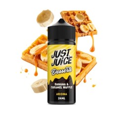 Longfill Desserts By Just Juice 24/120ml - Banana Caramel Waffle Doctorvape