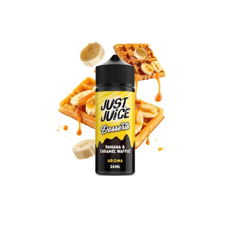 Longfill Desserts By Just Juice 24/120ml - Banana Caramel Waffle Doctorvape