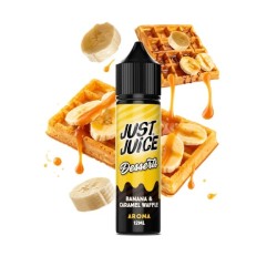 Longfill Desserts By Just Juice 12/60ml - Banana Caramel Waffle Doctorvape