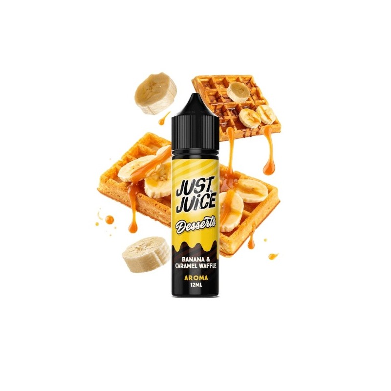 Longfill Desserts By Just Juice 12/60ml - Banana Caramel Waffle Doctorvape