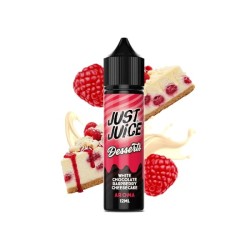 Longfill Desserts By Just Juice 12/60ml - White Chocolate Raspberry Cheesecake Doctorvape