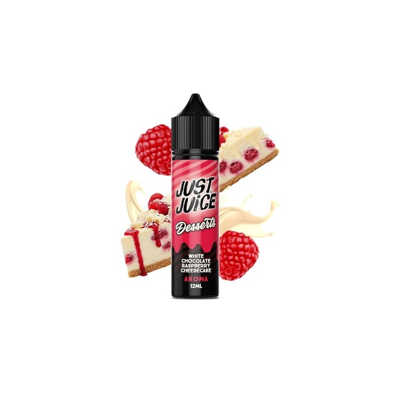 Longfill Desserts By Just Juice 12/60ml - White Chocolate Raspberry Cheesecake Doctorvape