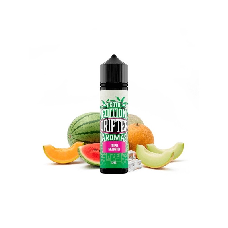 Longfill Drifter Exotic 12/60ml - Triple Melon Ice Doctorvape