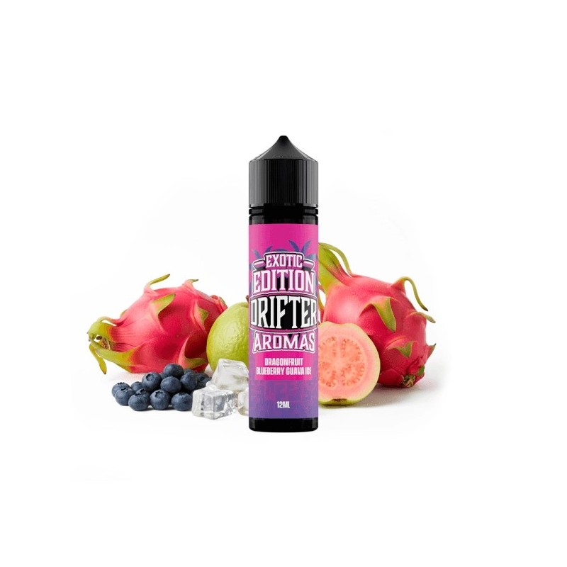Longfill Drifter Exotic 12/60ml - Dragonfruit Blueberry Guava Ice Doctorvape