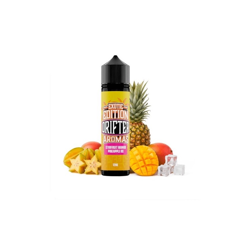 Longfill Drifter Exotic 12/60ml - Starfruit Mango Pineapple Ice Doctorvape