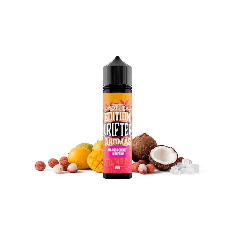 Longfill Drifter Exotic 12/60ml - Mango Coconut Lychee Ice Doctorvape