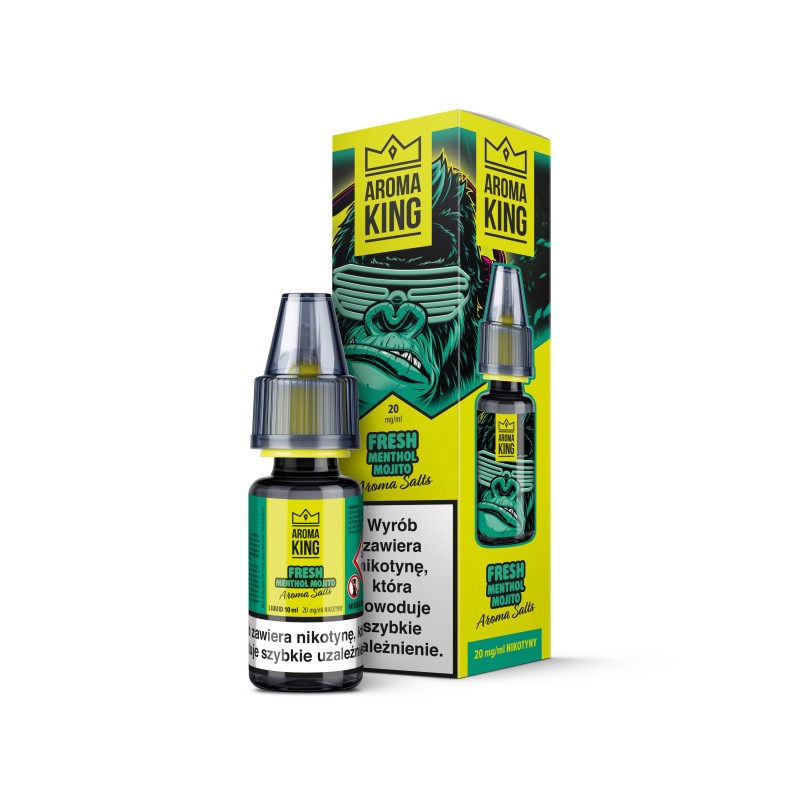 Liquid Aroma King Gorilla Salt 20 mg 10 ml - Fresh Menthol Mojito Doctorvape