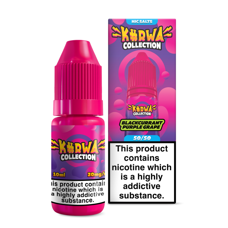 K*RWA - Liquid Salt Blackcurrant Purple Grape 10ml 20mg Doctorvape