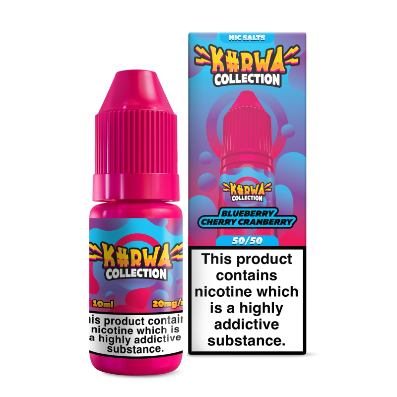 K*RWA - Blueberries Cherries Cranberries Salt E-Liquid 10ml 20mg Doctorvape