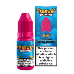 K*RWA - E-Liquide Salt Blueberries Blue Sour Raspberries 10ml 20mg Doctorvape