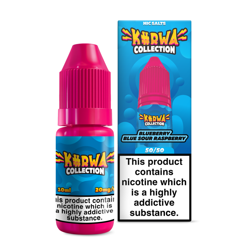 K*RWA - Liquid Salt Blueberries Blue Sour Raspberries 10ml 20mg Doctorvape