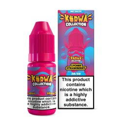 K*RWA - Lychee Strawberry Salt E-Liquid 10ml 20mg Doctorvape