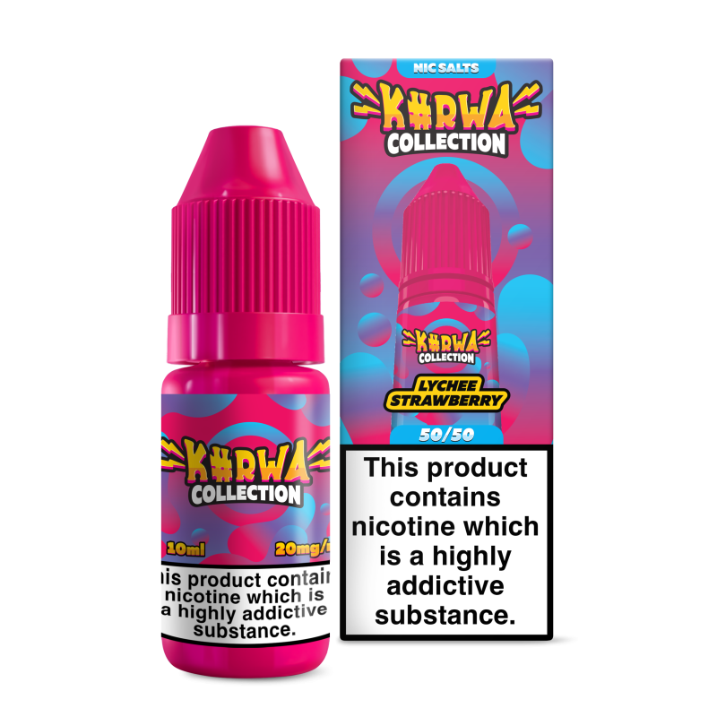 K*RWA - Lychee Strawberry Salt E-Liquid 10ml 20mg Doctorvape