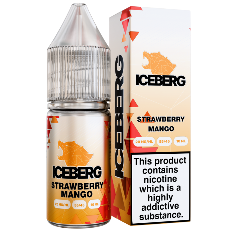 ICEBERG - Liquid Salt Strawberry Mango 10ml 20mg Doctorvape