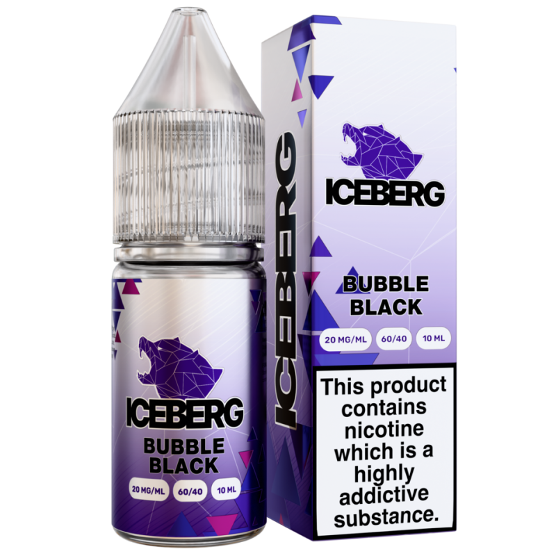 ICEBERG - Bubble Black Salt E-Liquid 10ml 20mg Doctorvape