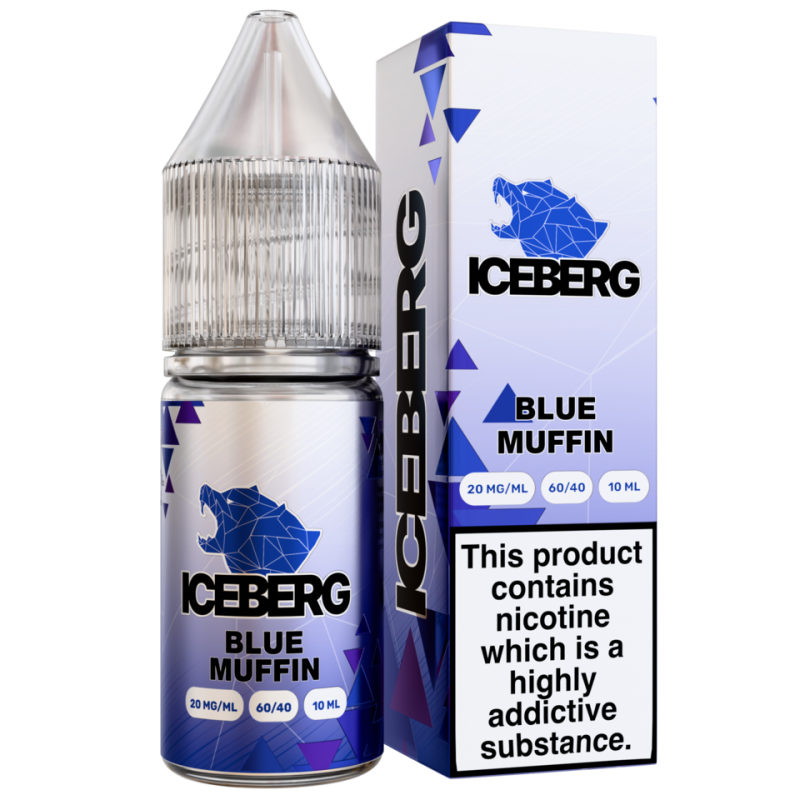 ICEBERG - Blue Muffin Salt E-Liquid 10ml 20mg Doctorvape