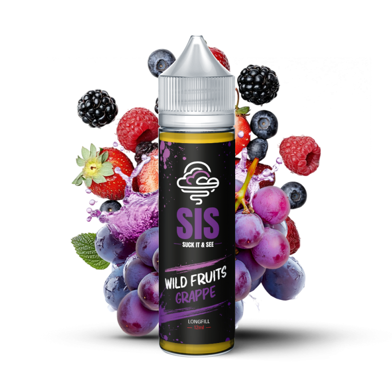 Longfill Wild Fruits Grape SIS Black 12/75ml Doctorvape