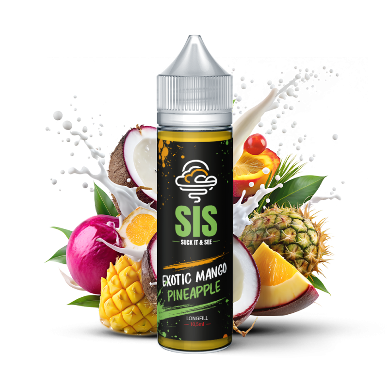 Longfill Exotic Mango Pineapple SIS Black 10,5/75ml Doctorvape