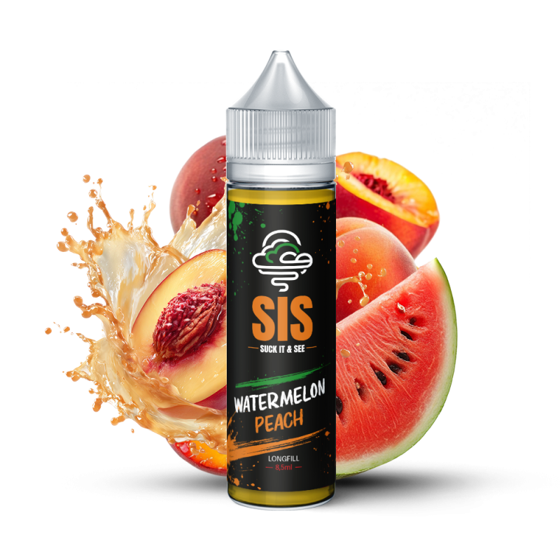 Longfill Watermelon Peach SIS Black 8,5/75ml Doctorvape