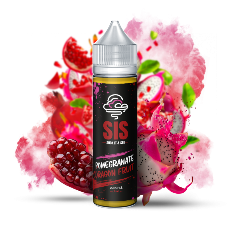 Longfill Pomegranate Dragon Fruit SIS Black 4/75mlDoctorvape