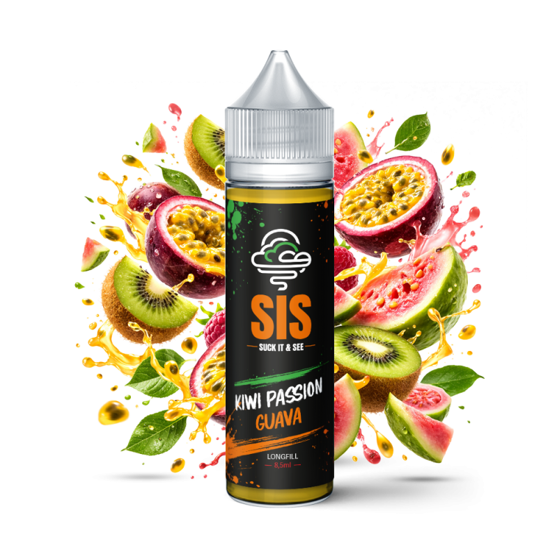 Kiwi Passion Guava SIS Black Longfill 8.5/75mlDoctorvape