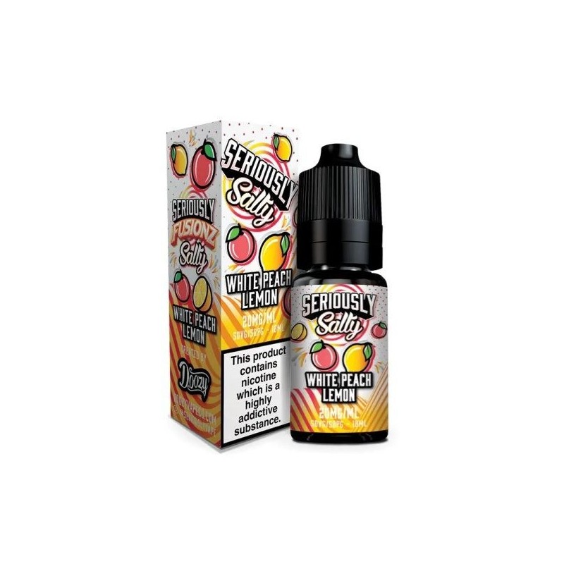 Liquid Seriously Salty - Pêche Blanche Citron 20 mg 10 ml | Doctorvape