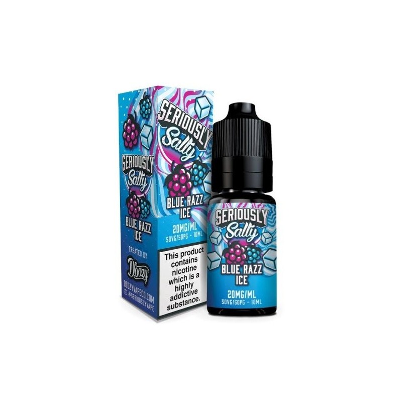Liquid Seriously Salty - Blue Razz Ice 20 mg 10 ml | Doctorvape