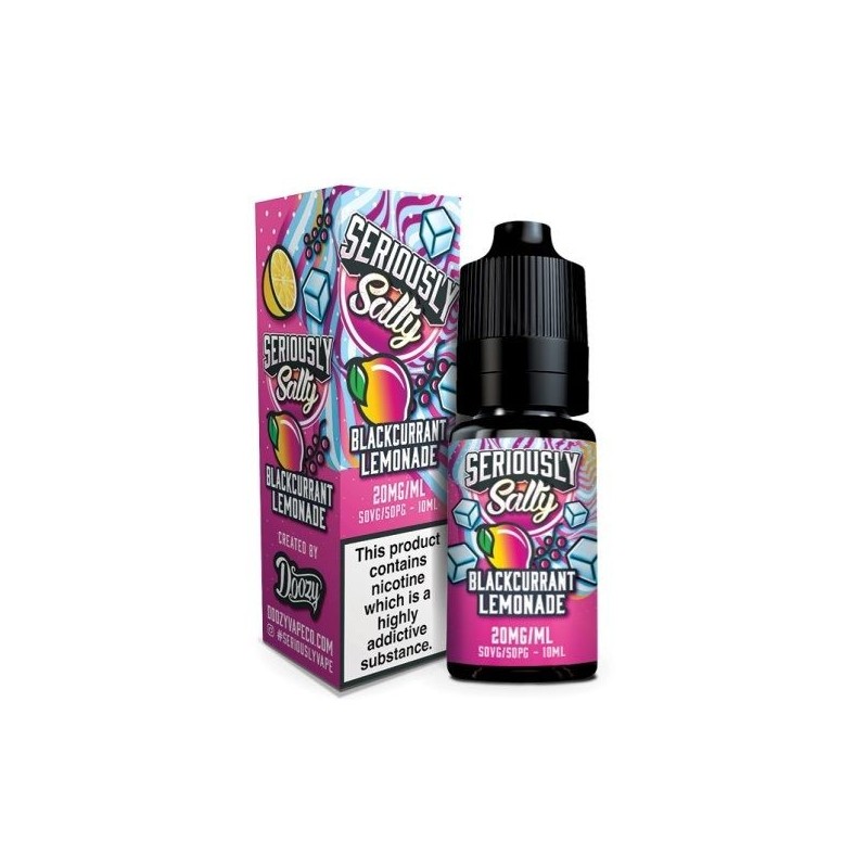 Liquid Seriously Salty - Czarna Porzeczka Lemoniada 20 mg 10 ml | Doctorvape