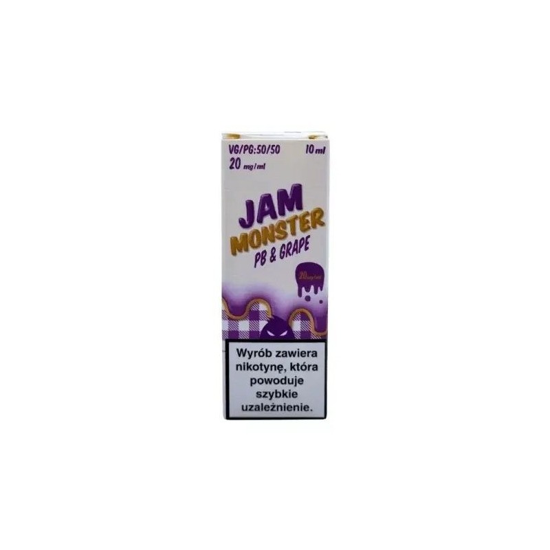 Liquid Salt MVL - Jam Monster 10 ml 20mg - PB & Grape | Doctorvape