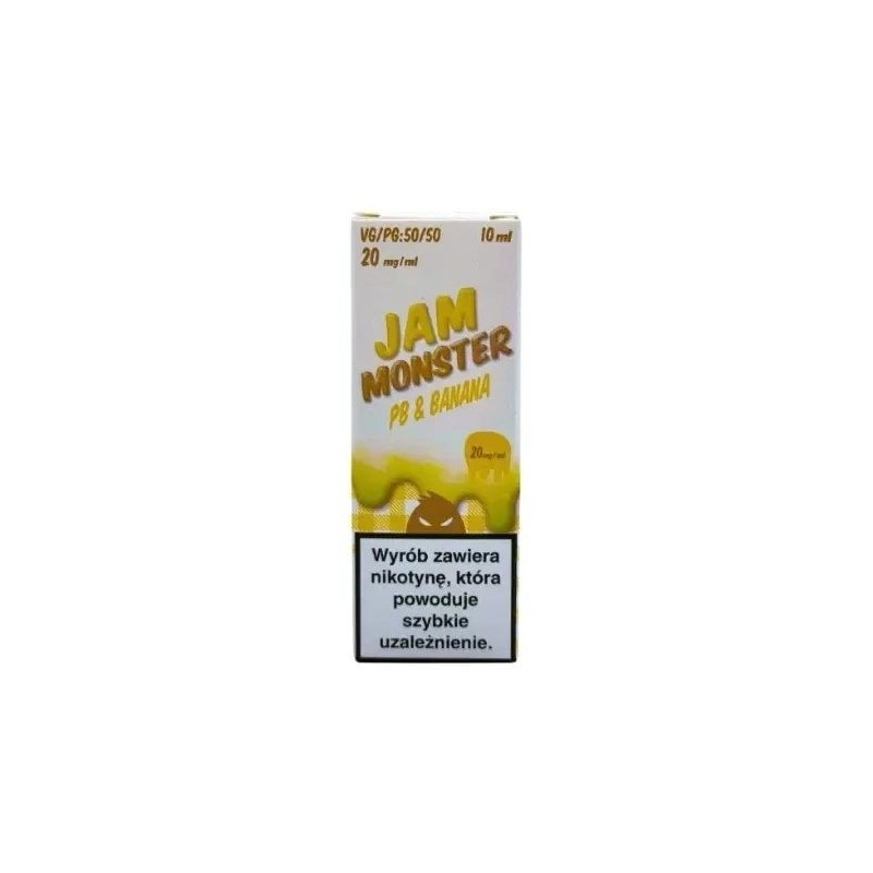 Liquid Salt MVL - Jam Monster 10 ml 20mg - Masło Orzechowe i Banan | Doctorvape