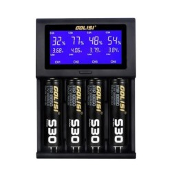 Chargeur - Golisi I4 Charger avec LCD Screen | DoctorVape