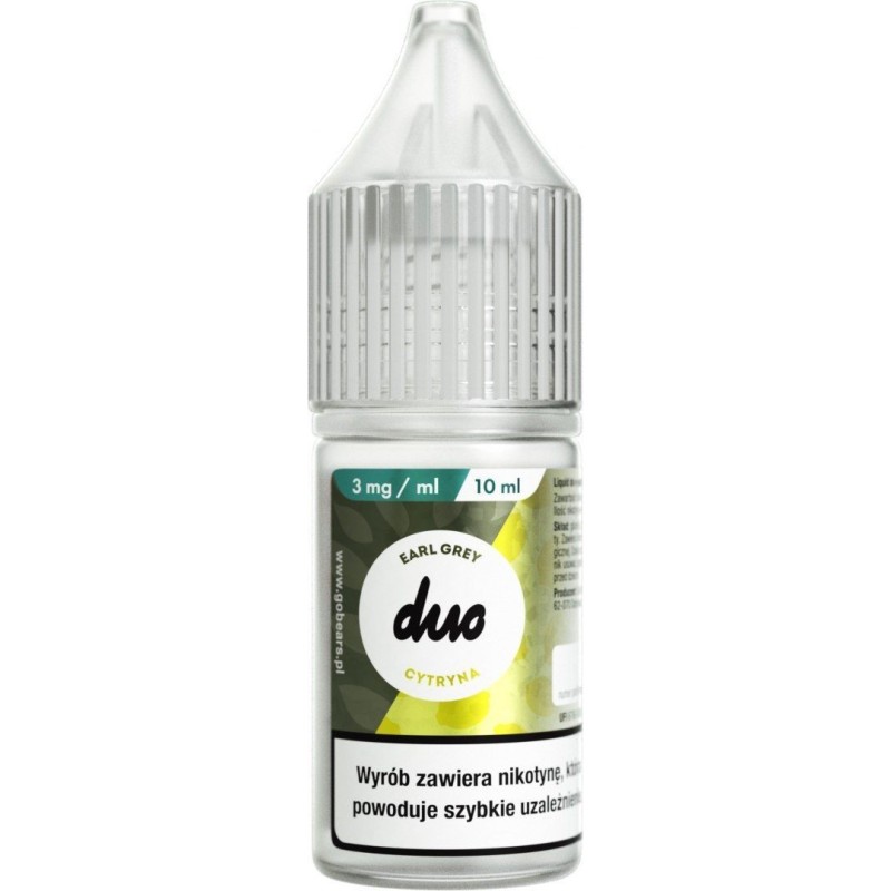 Liquid Duo Nicotine 10ml - Earl Gray Lemon 3mg | Doctorvape