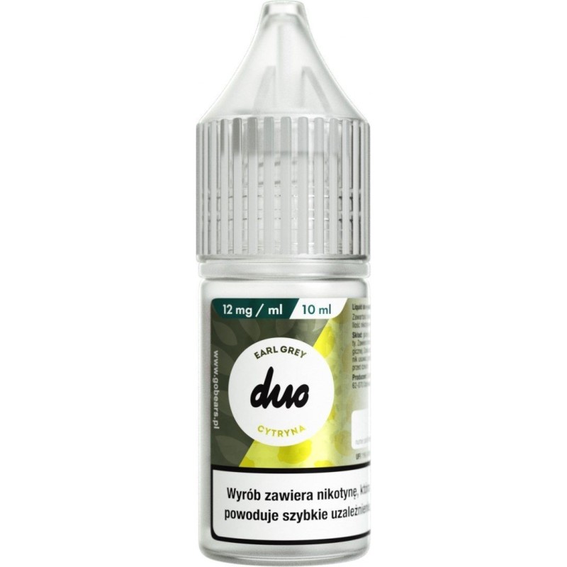 Liquid Duo Nicotine 10ml - Earl Gray Lemon 12mg | Doctorvape