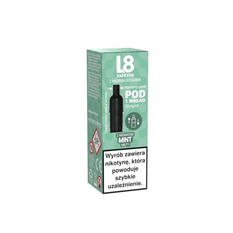 Wkład L8 Vape 800puff 20mg Mint