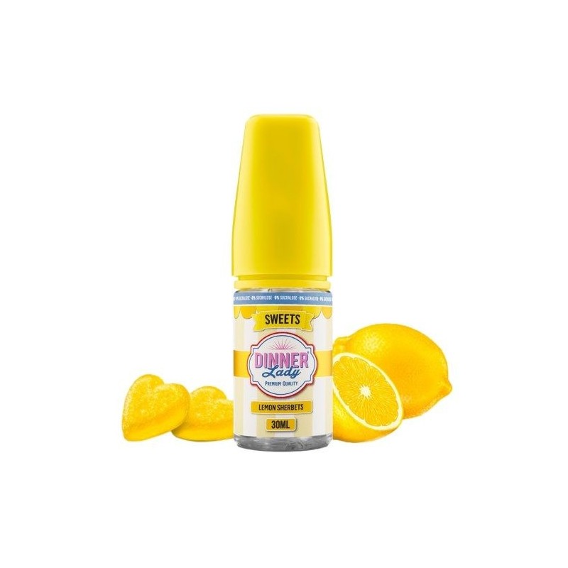 Longfill Dinner Lady 7/30ml - Lemon Sherbet Ice | DoctorVape