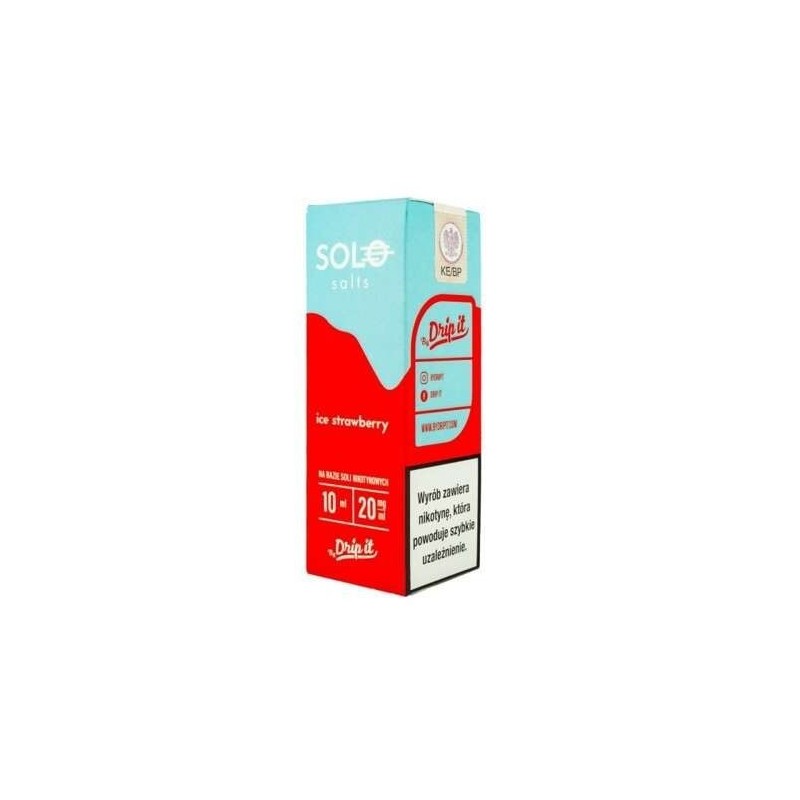 Liquid SOLO 10ml 20mg Salt - Lodowa Truskawka | Doctorvape