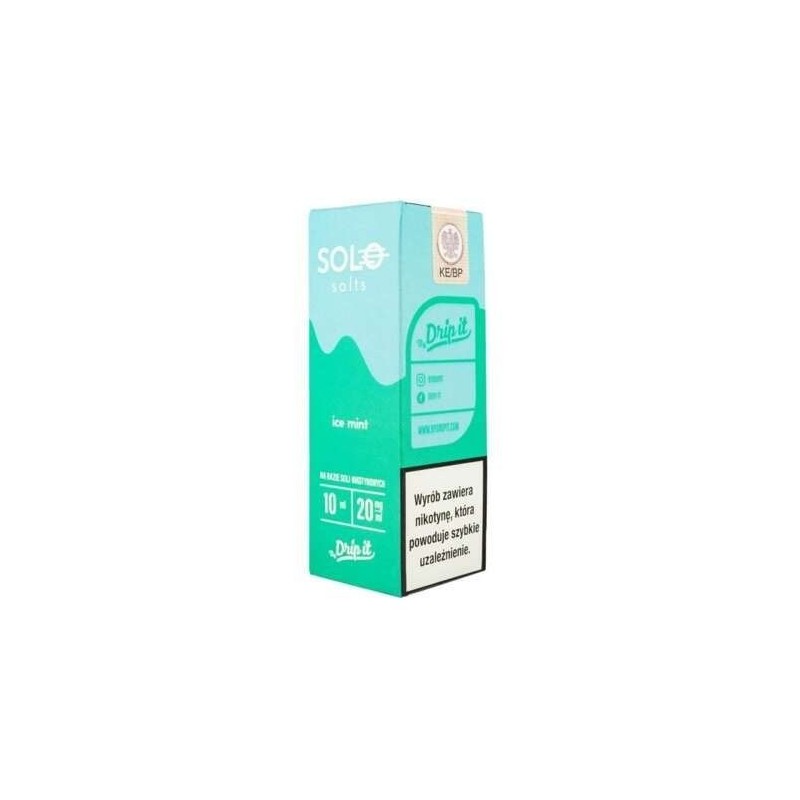 Liquid SOLO 10ml 20mg Salt - Lodowy Miętowy | Doctorvape