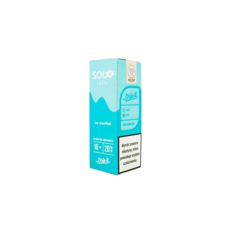 Liquid SOLO 10ml 20mg Salt - Ice Menthol | Doctorvape