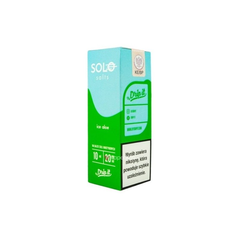 Liquid SOLO 10ml 20mg Salt - Ice Aloe | Doctorvape