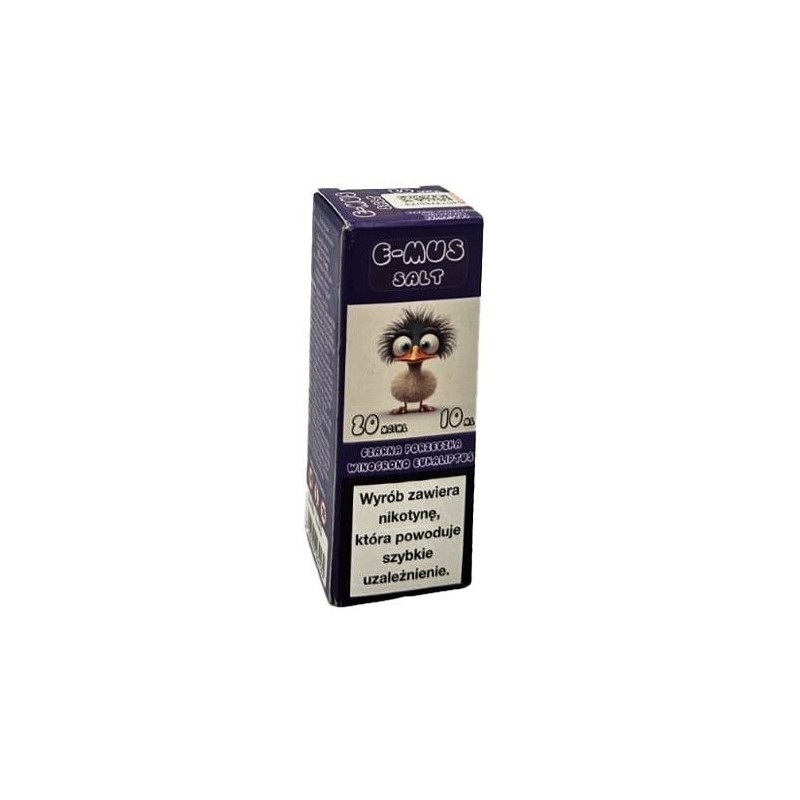 Liquid E-Mus Salt 10ml - Grape Black Currant Eucalyptus 20mg | DoctorVape