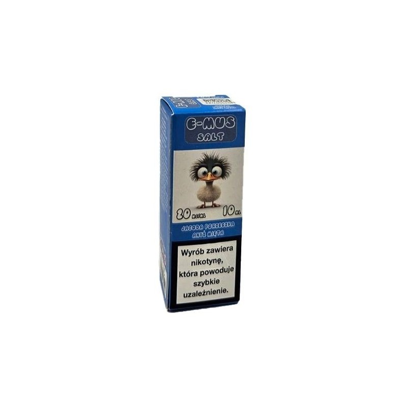 Liquid E-Mus Salt 10ml - Blueberry Blackcurrant Anise Mint 20mg | DoctorVape