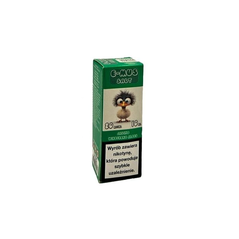 Liquid E-Mus Salt 10ml - Jabłko Winogrono Aloes 20mg