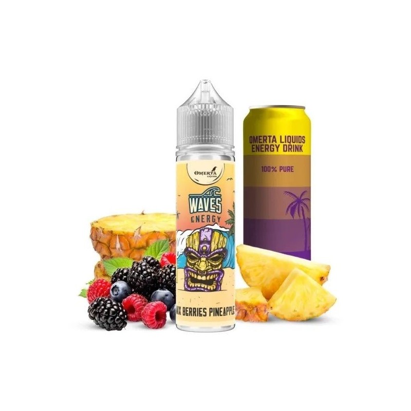 Longfill Omerta 15/60ml Waves Energy Mix Berries Pineapple