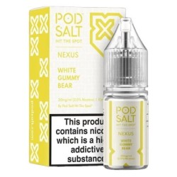 Liquid Pod Salt Nexus 10ml 20mg White Gummy Bear | DoctorVape