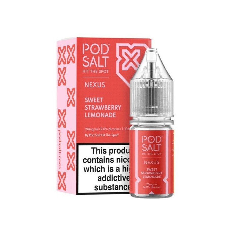 Pod Liquide Sel Nexus 10ml 20mg Citronnade à la Fraise Sucrée | DoctorVape
