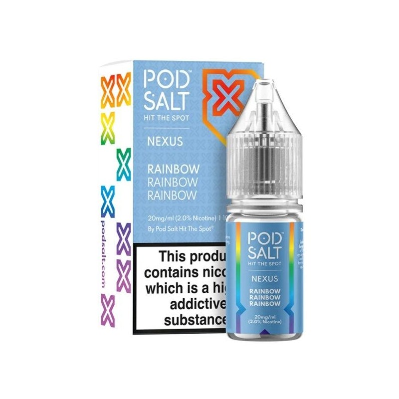 Pod Liquide Sel Nexus 10ml 20mg Rainbow | DoctorVape
