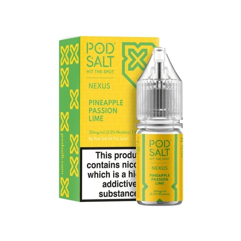 Liquid Pod Salt Nexus 10ml 20mg Pineapple Passion Lime | DoctorVape