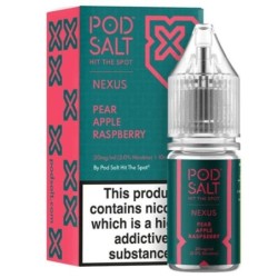Liquid Pod Salt Nexus 10ml 20mg Pear Apple Raspberry