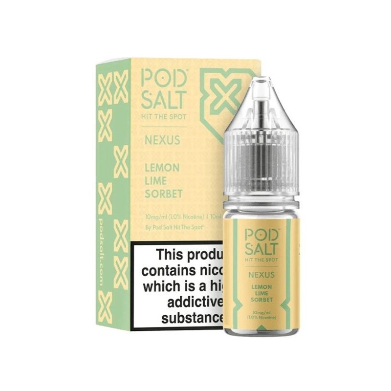 Pod Salt Nexus 10ml 20mg Sorbet Citron Citron Vert | DoctorVape